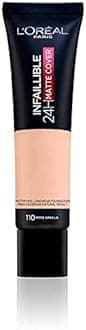 L'ORÉAL 2 x New Infallible 24H Matte Cover Foundation 30 ml - 110 Vanilla Rose