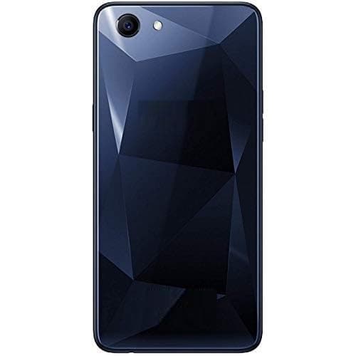 (SPAREWARE) Battery Back Door Panel Body Cover Back Glass Back Door Body Panel for Realme 1 : Diamond Black (with Logo)