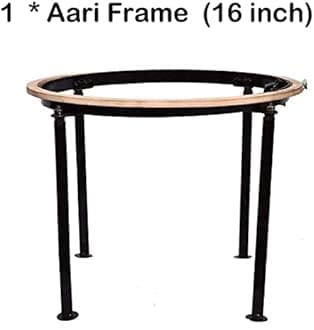 Aari Work Materials, Maggam Work 16 inch Aari Stand Beginner’s 4 Aari Needles, 3 Mirrors