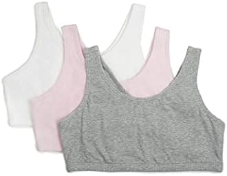 Fruit of the Loom Girls' Cotton Sports Bra