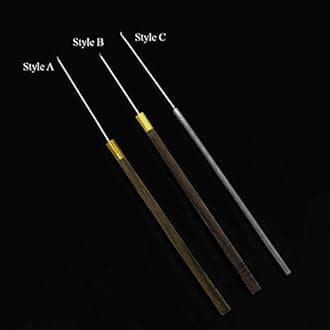 EmbroideryMaterial Aari Needles Set for Embroidery Work, Maggam Work, Beading Work, Zardhosi Work (Style A,B & C, 0.5 MM Thick, Pack of 5 Pieces)