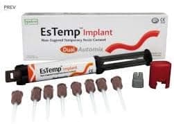 Permanent Dental Cement for Caps, Crowns, Bridges, Inlays, Onlays, Implants, Veneers ESTEMP