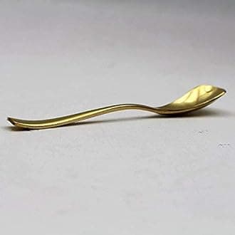 Children's Pure Copper Spoon Copper Tableware Copper Spoon Western Food Spoon Coffee Spoon Copper Fork Copper Brass Spoon (Bras Shovel)