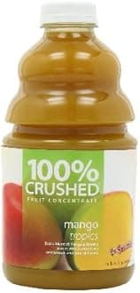 Dr. Smoothie Mango Tropics 100% Crushed Fruit Smoothie Concentrate 46oz. 6 pack