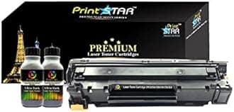 Print Star Canon 3010 Compatible Toner Cartridge for Canon MF3010 , MF 3010 Monochrome Multi-Function Laser Printer (Combo 3010 Cartridge+2 Refill)