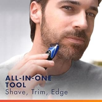 Gillette All Purpose Styler: Battery Powered Beard Trimmer, Men's Razor & Edger - Fusion Razors For Men/Styler