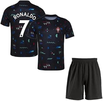 RJM Ronaldo 7 Jersey with Shorts for (Men,Kids,Boys)