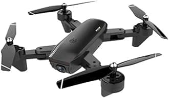 Pihot Mini Drone With 4K Dual Camera RC Drone Multifunctional P10 Follow Me, Gesture Control, Gesture Photo, Gesture Recording, Altitude Hold, One Key Lift, Route Planning & Auto Home Black