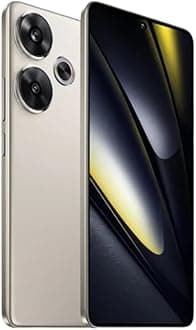 XIAOMI Poco F6 5G + 4G LTE 512GB + 12GB Global Version Unlocked 6.67" 120Hz 50Mp Triple Camera (Tmobile Mint Tello & Global) + (w/Fast Car 51W Bundle) (Titanium (Global ROM))