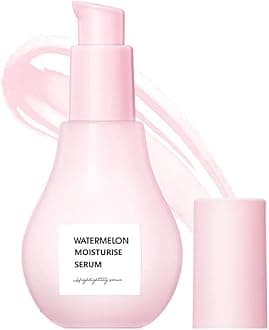 Watermelon Moisturizer Facial Serum, Hydrating Glow Priming Liquid Highlighter.