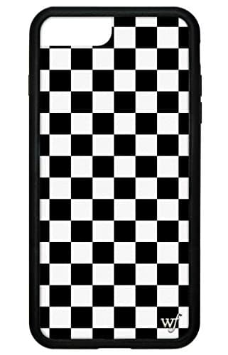 Fashion iPhone 7 Plus Handmade Patterned Case - Check Plz