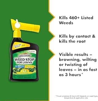 Spectracide Weed Stop for Lawns Concentrate 32 Ounces, Ready to Spray, Kills All Types of Listed Broadleaf Weeds (Pack of 2)