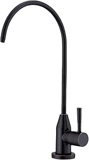 Drinking Water Faucet, Modern Stainless Steel Oil Rubbed Bronze RO Faucet for Under Sink Water Filter System