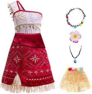 Kids Ocean Princess Costume Girls Adventure Theme Birthday Princess Dress up Outfit 3-10 Years