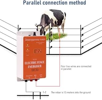 Electric Fence Solar Energiser Charger Controller Horse Cattle Poultry Farm Animal Fence Livestock Tools Accessory Part