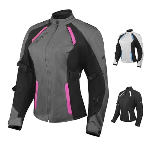 BYKR Womens Motorcycle Jacket For Women Ladies Motorsports Enduro Biker Adventure CE Armored Powersports Protective Jackets