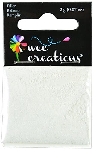 1-Piece Sand Filler, White