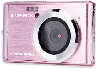 AgfaPhoto Realishot DC5200 Compact Camera, 21MP, 2.4" LCD Screen, 8X Digital Zoom, 720p HD Video, Lithium Battery, SD Cards, Scene Modes