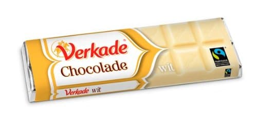 Verkade Chocolate Bar, White, 2.6 Ounce