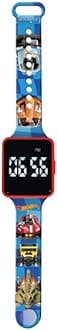 LEXIBOOK DMW060HW Hot Wheels Digital Watch, 12-Hour or 24-Hour time Display, Blue