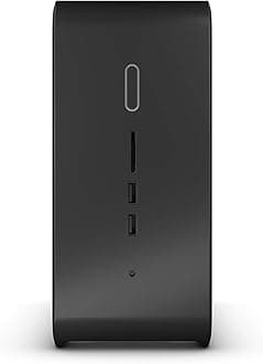 Intel NUC 9 Business Mini PC Desktop, Core i7-9750H, 16GB RAM, 512GB SSD, HDMI, RJ-45, SD Card Reader, Thunderbolt, Wi-Fi 6, Windows 11 Pro, Black, NUC9QN