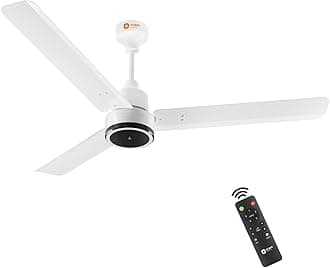 - Orient Electric 1200 mm Zeno BLDC | BLDC energy saving ceiling fan with Remote |BEE 5-star rated | Saves up to 50% on electricity bills | 3-year warranty by Orient | White, pack of 1