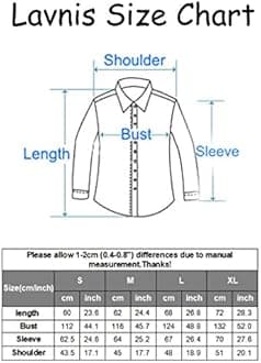 Lavnis Men's Denim Hooded Jacket Casual Button Down Ripped Jeans Jacket Coat Outwear