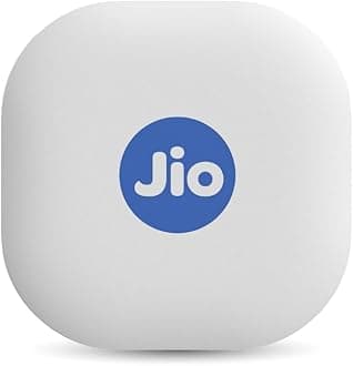 JioTag Go |India's First Android Tag | Google Find My Device Item Finder| Worldwide Tracking for Keys, Wallets, Luggage, Gadgets and More|1+1 Year Battery|No SIM Needed|BT 5.3|for Android Only