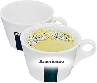 8oz Americano Coffee Cups Classic Collection Set of 2 Demitasse Cups Without Saucers