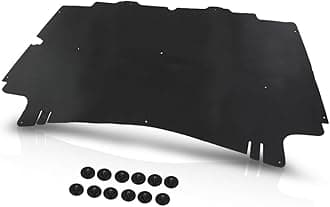 LQI Hood Insulation Pad 1/2" with Clips Compatible with Dodge Ram 1500 2002-2008, Fit Dodge Ram 2500 3500 2003-2009 Black