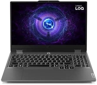 LOQ 15.6" 1920 x 1080 FHD 144Hz Gaming Notebook Intel Core i5-12450HX 12GB DDR5 512GB SSD NVIDIA GeForce 2050 4GB DDR6 Luna Grey