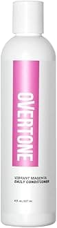 OVERTONE Haircare Daily Conditioner Semi-permanent Daily Conditioner With Shea Butter & Coconut Oil - Maintain Existing Shade With Cruelty-Free Hair Color (Vibrant Magenta), 8.0 Fl Oz, 1