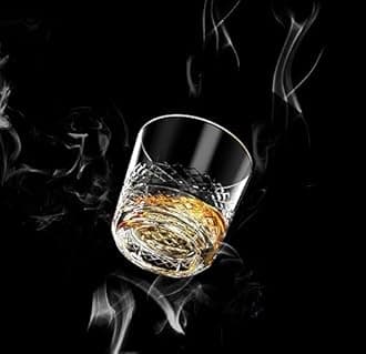 LEMONSODA Crystal Cut Old Fashioned Whiskey Glasses - 12oz Ultra-Clear Premium Lead-Free Glass Tumbler For Drinking Bourbon, Scotch, Cognac, Cocktails (Fresh, Set of 6)