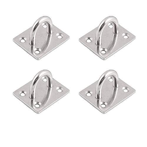 Screws Mount Stainless Steel Ceiling Hook Hanger (4 in Pack)