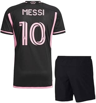 White Blue Argeentinaa Meesii 10 Football Jersey with Shorts 2024 for (Kids & Men & Boys)
