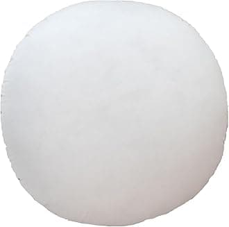 MoonRest Round Pillow Insert Hypoallergenic Polyester Form Stuffer-%100 Cotton Blend Covering for Sofa Sham, Decorative Pillow, Cushion and Bed - 26 X 26 Inch