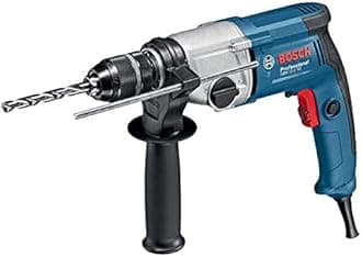 Bosch Professional 2-geared Rotary Drill GBM 13-2 RE (110 V, with 2-speed gearbox, incl. keyless chuck, auxiliary handle, depth stop)