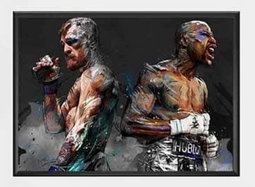 DPFRY Posters And Prints Canvas Picture Conor Mcgregor Poster U Fc Motivational Boxing Sport Wall Art Picture Decor Mqy79T 40X60Cm No Frame