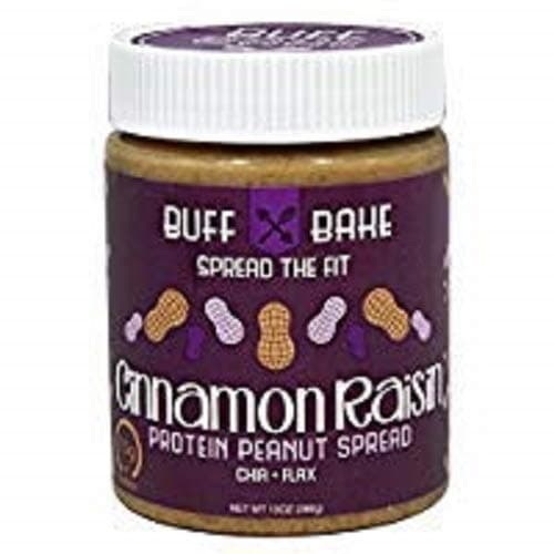 Protein Peanut Butter - Nut Butter Spread with 11 Grams of Whey Protein, Gluten Free, Non-GMO (Cinnamon Raisin, 13oz)
