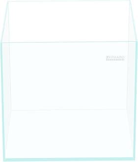 Rimless Aquarium 5.5 Gallon, Ultra Clear Low Iron Nano Tall Fish Tank for Betta, L9.8×W9.8×H13.8 Glass Thickness 5mm with EVA Foam Leveling Mat
