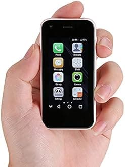 Unlocked Quad Core Mini Smartphone (2.5in,3G, Pink)