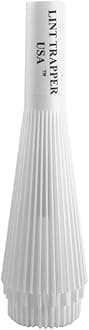 Lint Hair Trapper for filtering Washing Machine Utility Tub and Sink drains-reusable and customizable with built-in overflow guard. Traps Lint, hair and debris from drains, replaces all Mesh filters