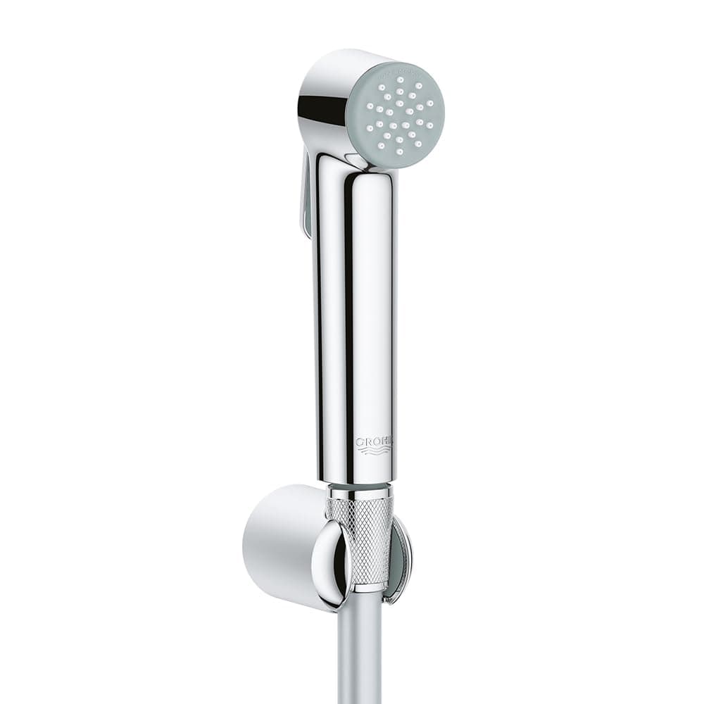 GROHE Tempesta-F Trigger Spray 30 Wall Holder Set | With Trigger Control Hand Shower/Wall Shower Holder/TwistFree Shower Hose 1250mm | Anti-Limescale System | Easy to Clean | Chrome | 27513001