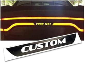 Your Custom Text Made to fit Charger Rear Tail Light lamp Accent | Text, Hashtag | 2015 2016 2017 2018 2019 2020 2021 2022 2023 2024 2025 2026 Charger