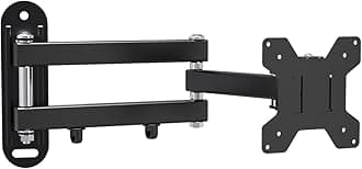 TV Wall Mount Bracket Monitor arm TV Wall Mount Bracket Display arm Monitor Mount for 13-30" Adjustable up/Down, Left/Right Angle, 28.66lbs Load Capacity VESA75-100mm MA2776