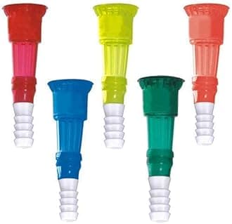ALFA Pipe Plastic Connector PVC Jointer Hose Fast Fitting, for Water tap Joint 1/2 Inch (Set 5) (Multicolor)