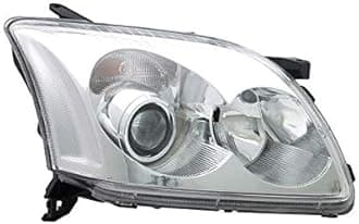 Right Headlight compatible with Toyota Avensis 2003 2004 2005 2006 VP724P Front Car Light Lamp Headlamp Passenger Side Headlights Assembly Projector Chrome LHD
