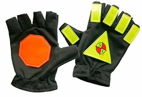 Safety Apparel Traffic Control Gloves, Medium
