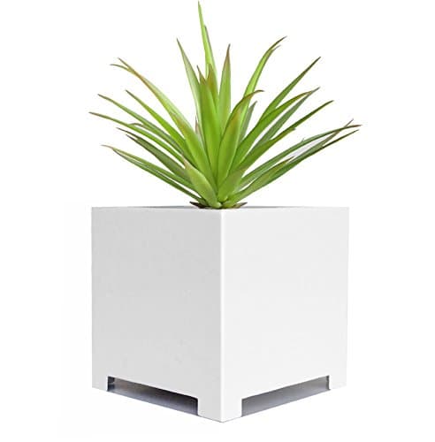 Alora Cube Planter - White - 10" x 10" x 10"