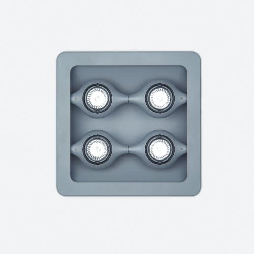 Zaneen D9-6006 SPACE RECESSED, Matallic Gray.